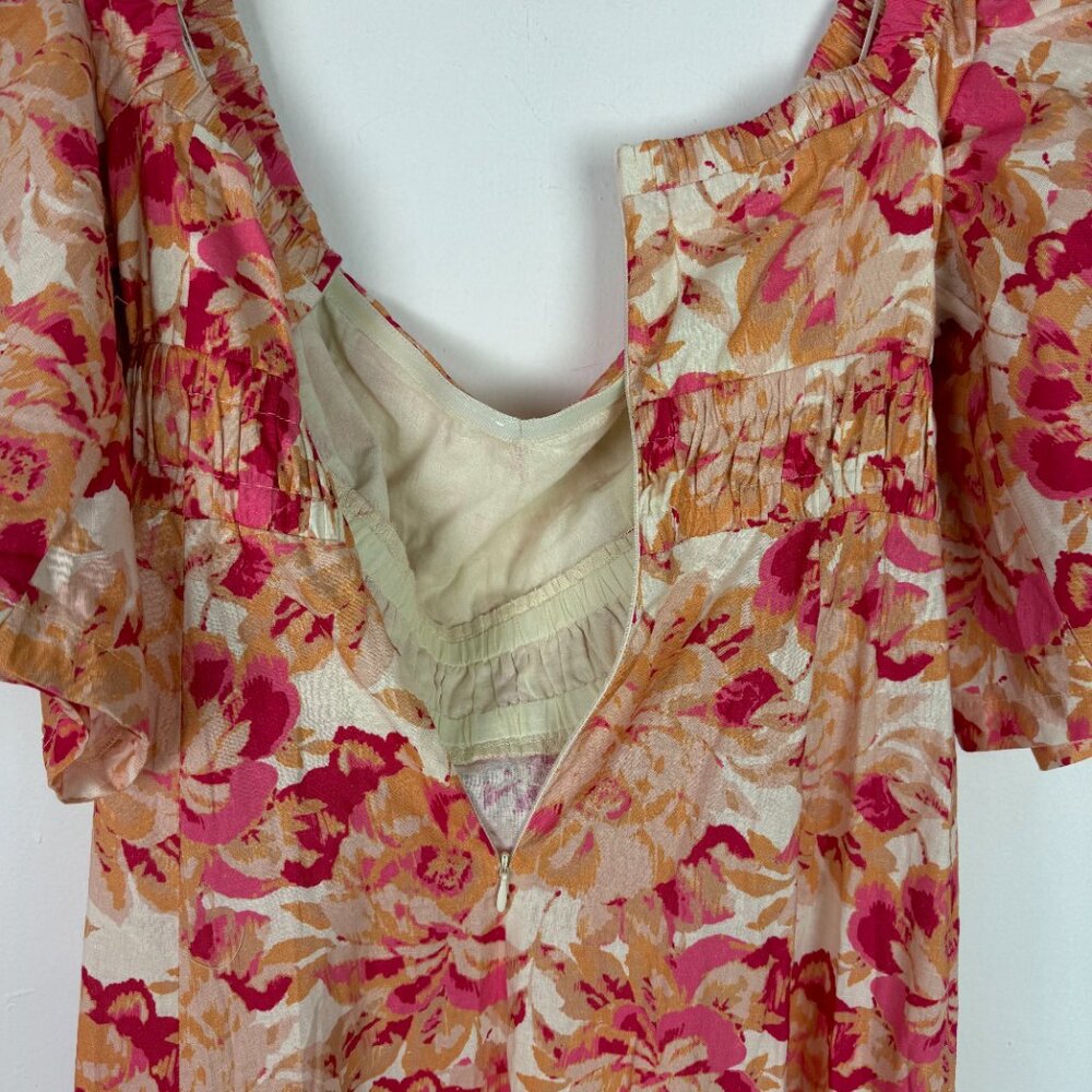 NWT Amalie the Label Thalia Midaxi Dress Short Sleeve Fit & Flare Size 10 NEW - Picture 14 of 14